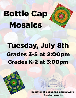 Bottle Cap Mosaics (